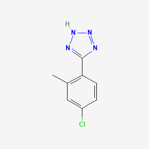 molecular formula C8H7ClN4 B1388065 5-(4-Chloro-2-methylphenyl)-1H-tetrazole CAS No. 942317-38-6