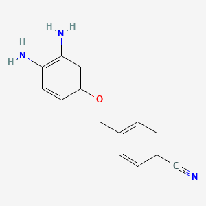 4-[(3,4-diaminophenoxy)methyl]Benzonitrile