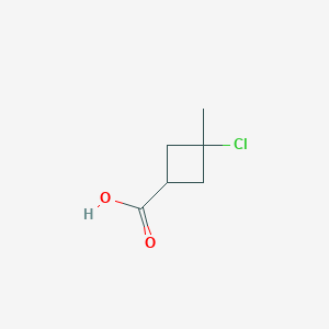 3-Chloro-3-methylcyclobutane-1-carboxylic acid