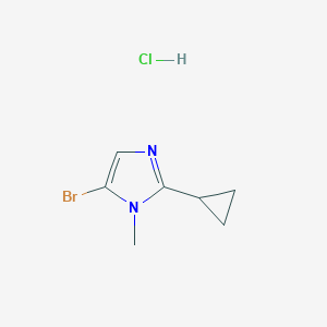 5-Bromo-2-cyclopropyl-1-methyl-1h-imidazole hydrochloride