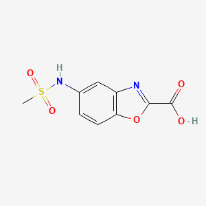 5-(Methanesulfonamido)-1,3-benzoxazole-2-carboxylic acid