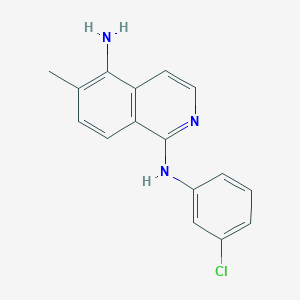 1-N-(3-chlorophenyl)-6-methylisoquinoline-1,5-diamine