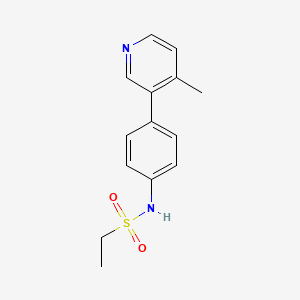 N-[4-(4-methylpyridin-3-yl)phenyl]ethanesulfonamide