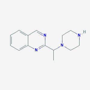 2-(1-Piperazin-1-ylethyl)quinazoline