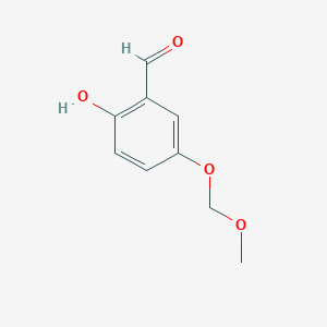 molecular formula C9H10O4 B13880717 2-Hydroxy-5-(methoxymethoxy)benzaldehyde 