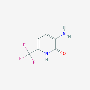 molecular formula C6H5F3N2O B1388073 3-Amino-6-(trifluoromethyl)pyridin-2-ol CAS No. 944904-43-2