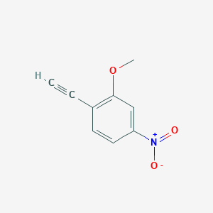 molecular formula C9H7NO3 B1388075 1-乙炔基-2-甲氧基-4-硝基苯 CAS No. 1135283-10-1