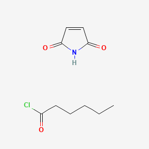 Hexanoyl chloride;pyrrole-2,5-dione