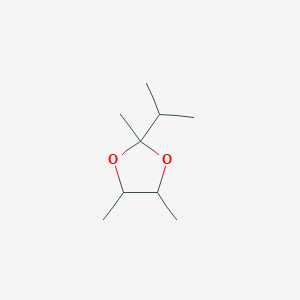 molecular formula C9H18O2 B138808 2-Isopropyl-2,4,5-trimethyl-1,3-dioxolane CAS No. 151700-00-4