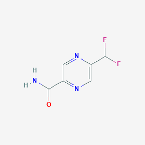 2-Pyrazinecarboxamide, 5-(difluoromethyl)-