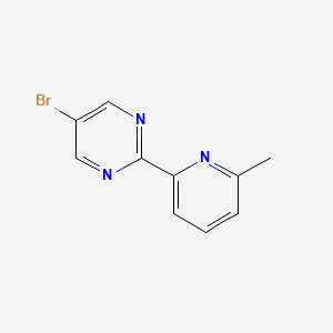 5-Bromo-2-(6-methylpyridin-2-yl)pyrimidine