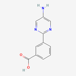 3-(5-Aminopyrimidin-2-yl)benzoic acid