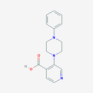 3-(4-Phenylpiperazin-1-yl)pyridine-4-carboxylic acid