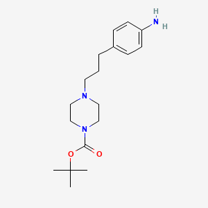 Tert-butyl 4-(3-(4-aminophenyl)propyl)piperazine-1-carboxylate