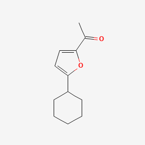 1-(5-Cyclohexylfuran-2-yl)ethanone