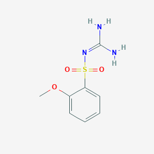 molecular formula C8H11N3O3S B13880941 2-(2-Methoxyphenyl)sulfonylguanidine 