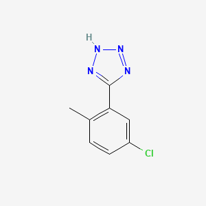 molecular formula C8H7ClN4 B1388097 5-(5-Chloro-2-methylphenyl)-1H-tetrazole CAS No. 1174906-78-5