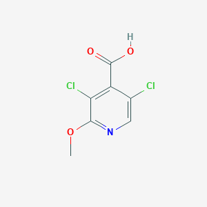 molecular formula C7H5Cl2NO3 B1388101 3,5-Dichloro-2-methoxyisonicotinic acid CAS No. 1147979-40-5