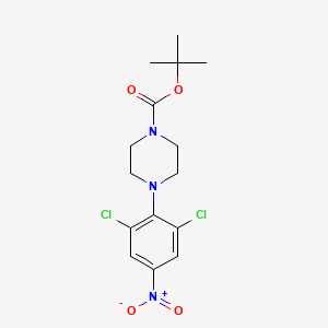 Tert-butyl 4-(2,6-dichloro-4-nitrophenyl)piperazine-1-carboxylate