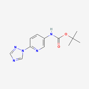 tert-butyl N-[6-(1,2,4-triazol-1-yl)pyridin-3-yl]carbamate