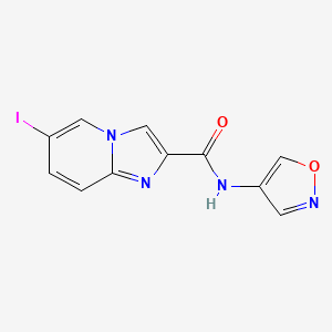 6-iodo-N-(isoxazol-4-yl)imidazo[1,2-a]pyridine-2-carboxamide