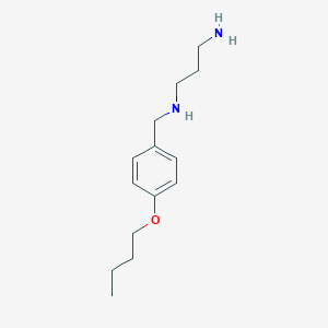 N'-[(4-butoxyphenyl)methyl]propane-1,3-diamine