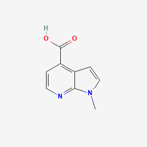 molecular formula C9H8N2O2 B1388116 1-Methyl-7-azaindole-4-carboxylic acid CAS No. 1147753-38-5