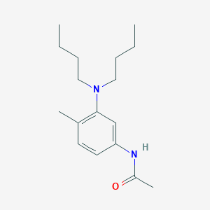 N-[3-(dibutylamino)-4-methylphenyl]acetamide