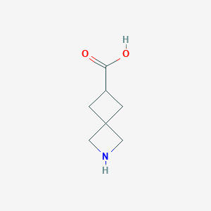molecular formula C7H11NO2 B1388123 2-氮杂螺[3.3]庚烷-6-羧酸 CAS No. 1172691-93-8