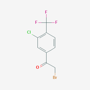 2-Bromo-3'-chloro-4'-(trifluoromethyl)acetophenone