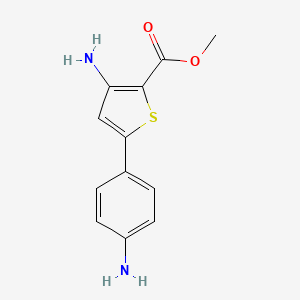 Methyl 3-amino-5-(4-aminophenyl)thiophene-2-carboxylate