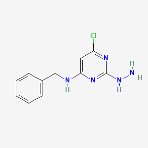 N-benzyl-6-chloro-2-hydrazinylpyrimidin-4-amine