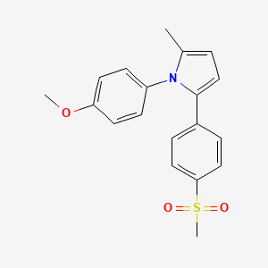 1-(4-Methoxyphenyl)-2-methyl-5-(4-methylsulfonylphenyl)pyrrole