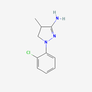 2-(2-Chlorophenyl)-4-methyl-3,4-dihydropyrazol-5-amine