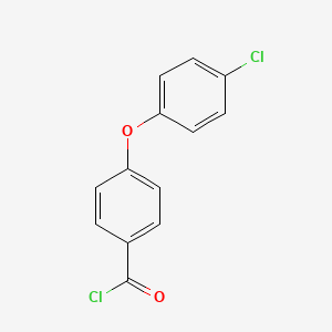 molecular formula C13H8Cl2O2 B13881373 4-(4-Chlorophenoxy)benzoyl chloride 