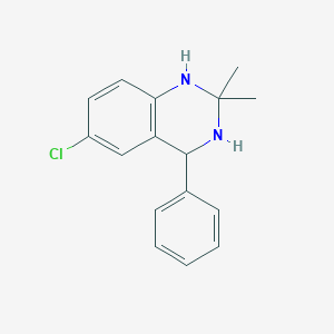 6-Chloro-2,2-dimethyl-4-phenyl-1,2,3,4-tetrahydroquinazoline