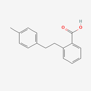 molecular formula C16H16O2 B13881435 Benzoic acid, 2-[2-(4-methylphenyl)ethyl]- CAS No. 86693-59-6