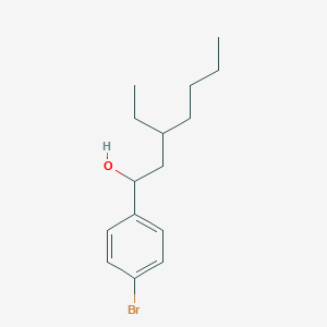 1-(4-Bromophenyl)-3-ethylheptan-1-ol