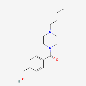 molecular formula C16H24N2O2 B13881474 (4-Butylpiperazin-1-yl)-[4-(hydroxymethyl)phenyl]methanone 