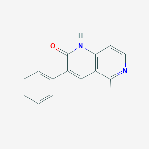 5-methyl-3-phenyl-1,6-naphthyridin-2(1H)-one