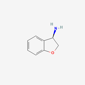 B1388153 (3R)-2,3-Dihydrobenzo[B]furan-3-ylamine CAS No. 1228553-27-2