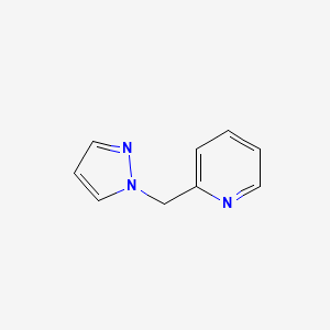 molecular formula C9H9N3 B13881556 2-(Pyrazol-1-ylmethyl)pyridine 