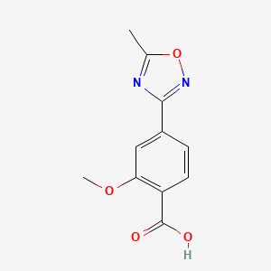 2-methoxy-4-(5-methyl-1,2,4-oxadiazol-3-yl)Benzoic acid