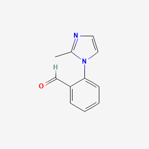 B1388159 2-(2-Methylimidazol-1-yl)benzaldehyde CAS No. 914348-86-0