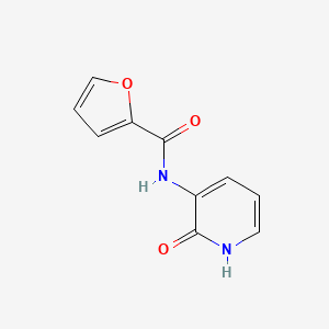 molecular formula C10H8N2O3 B13881609 N-(2-oxo-1H-pyridin-3-yl)furan-2-carboxamide 