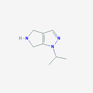 molecular formula C8H13N3 B13881620 1-propan-2-yl-5,6-dihydro-4H-pyrrolo[3,4-c]pyrazole 