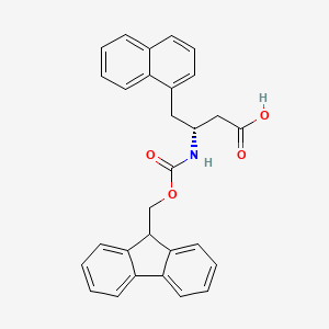 molecular formula C29H25NO4 B1388163 Fmoc-(R)-3-Amino-4-(1-naphthyl)-butyric acid CAS No. 269398-89-2