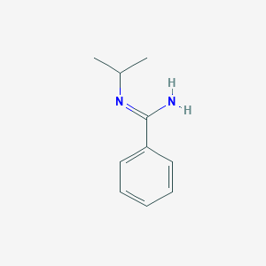 molecular formula C10H14N2 B13881662 N-isopropylbenzamidine 