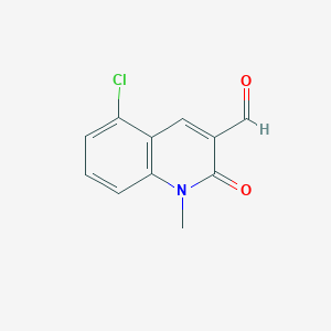 5-Chloro-1-methyl-2-oxo-1,2-dihydroquinoline-3-carbaldehyde