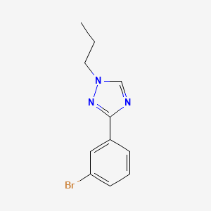 3-(3-bromophenyl)-1-propyl-1H-1,2,4-triazole